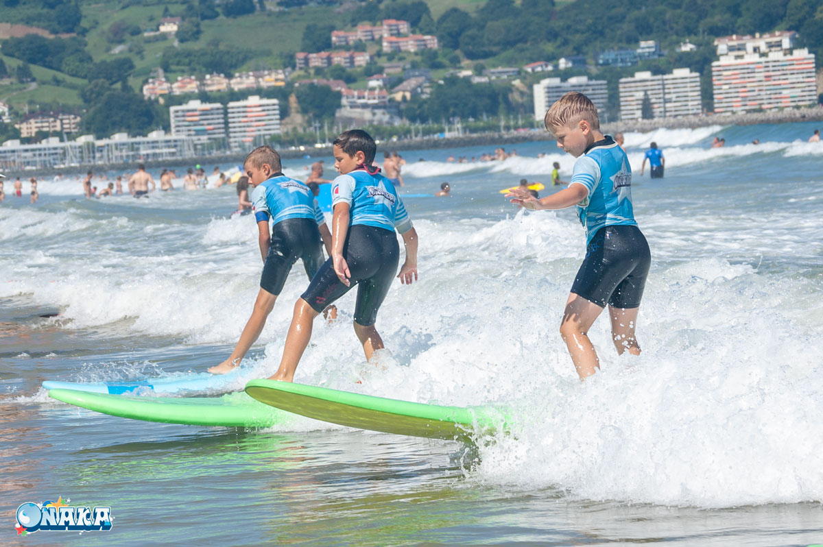 Onaka cours Surf collectif Hendaye Pablo 18 août 2018